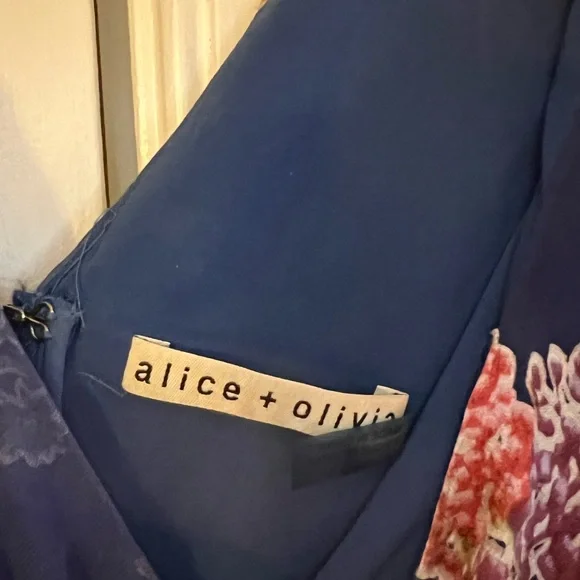 Alice + Olivia Electra Ruffled Floral Midi Dress - Picture 10 of 14